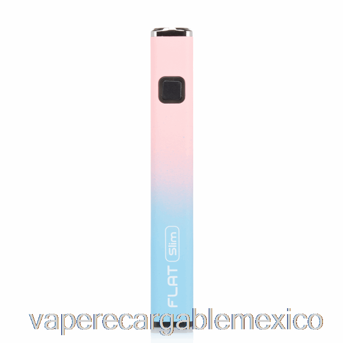 Vape Recargable Yocan Flat Slim 350mah Batería Azul Rosa